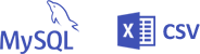 База данных поставляется в форматах MySQL и CSV
